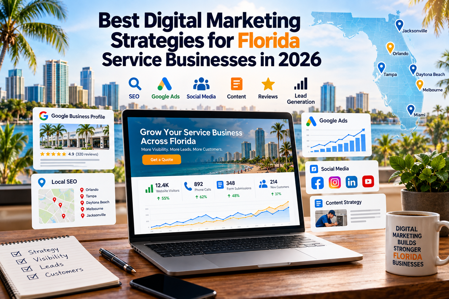 Digital marketing strategies for Florida service businesses in 2026