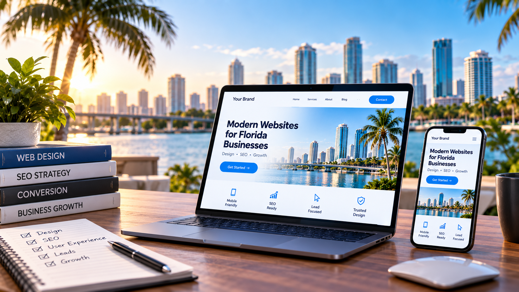 Website design Florida for modern business websites that rank and convert